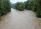 IMG 2238    Die gleiche Stelle von der kleinen Argenbrücke kurz nach dem Argenzusammenfluss beim Hochwasser am 1.6.2013 . Die Wassermassen waren extrem...