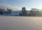 IMG 7771    Blick über den zugefrorenen und verschneiten Hüttensee